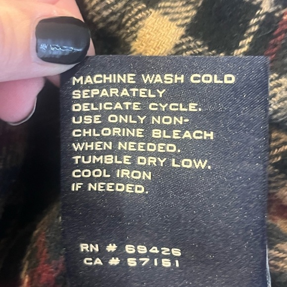 G.H. BASS Tan Flannel Lined Field Jacket - Picture 8 of 8